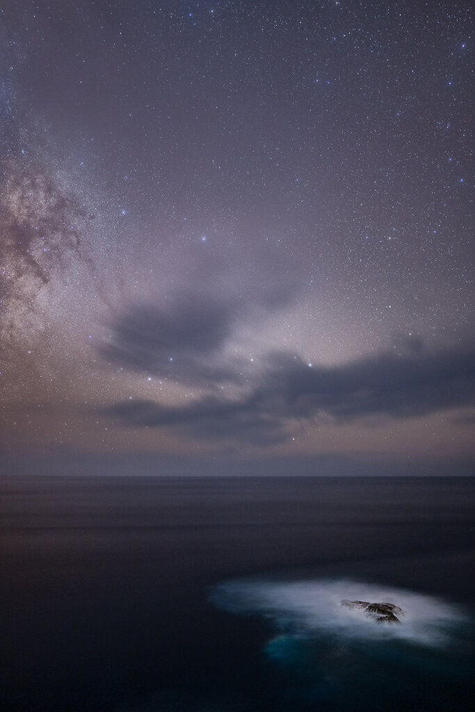 Milky Way above the Sea
