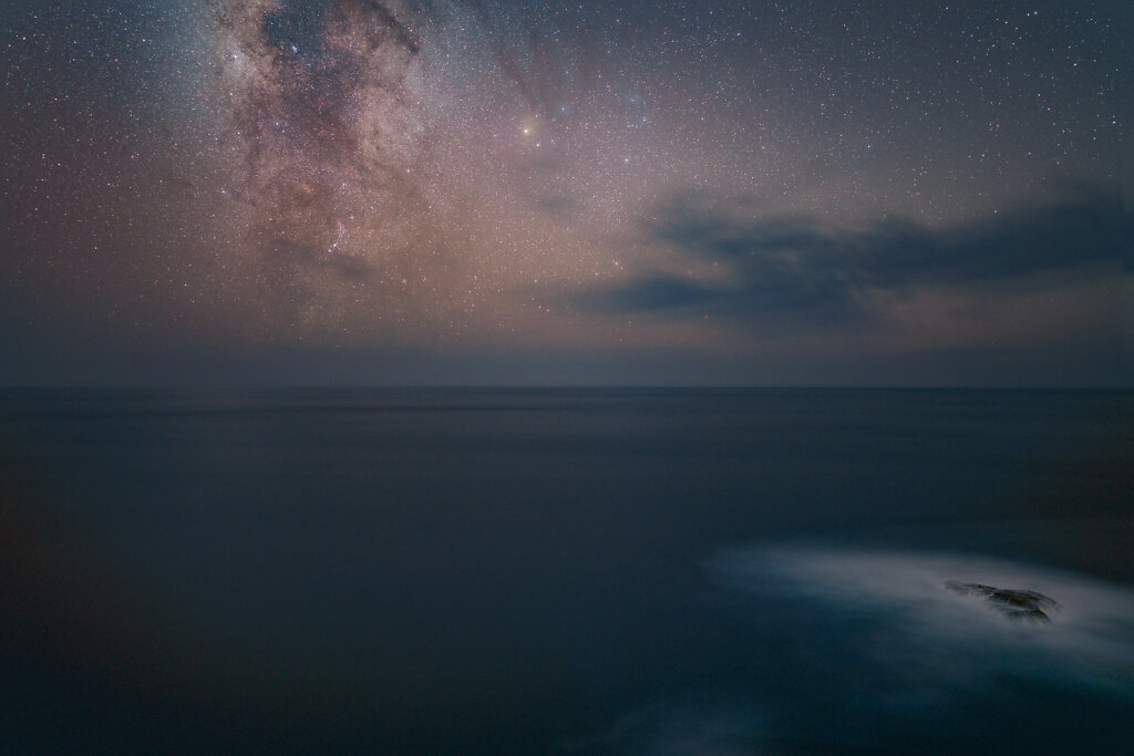 Milky Way above the Sea